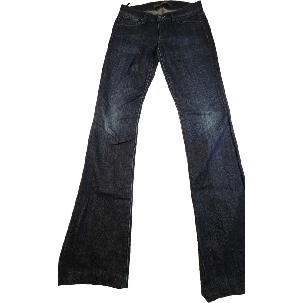 Joe's Jeans The Honey Booty Fit Jeans Womens 27 Dark Wash Flare Distressed Hem